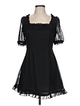 angel biba black dress Debbie Debbie By Angel Biba Mini Embroidered Black Dress Size 8