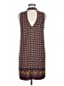 Soprano Paisley Brown Casual Dress Size M - photo 2