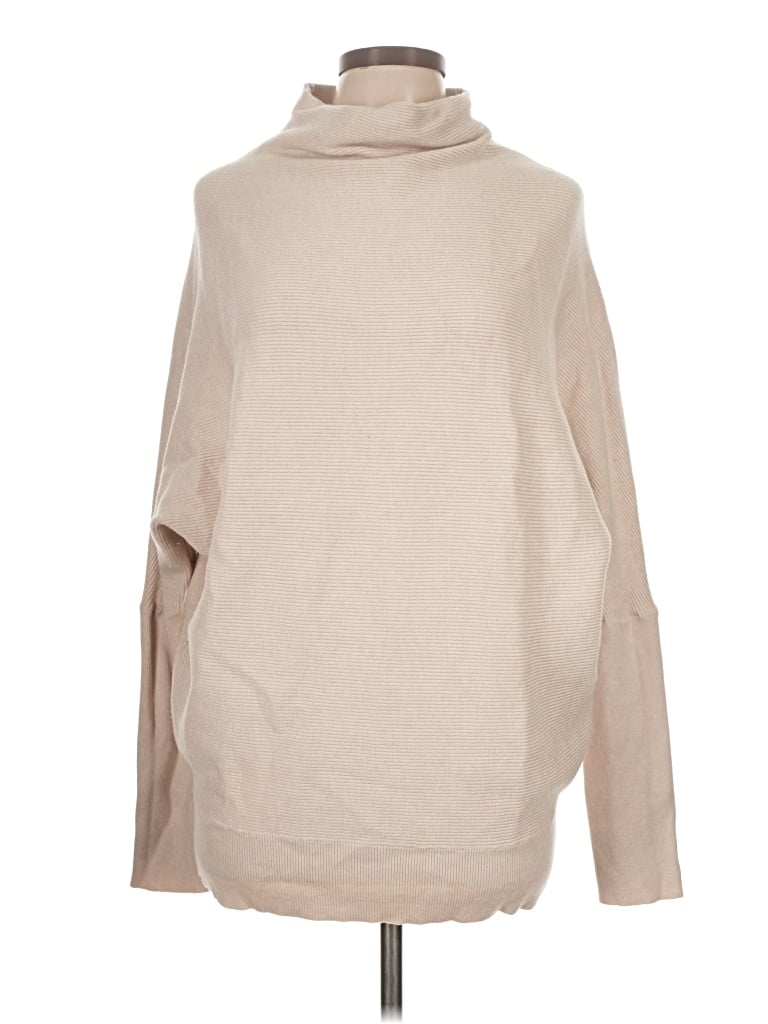 Pre-owned Bluivy Turtleneck Sweater In Tan