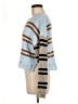 SO 100% Polyester Stripes Blue Pullover Sweater Size M - photo 5