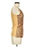 PrettyGuide 100% Polyester Gold Sleeveless Top Size M - photo 4