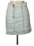 Jolt Teal Denim Skirt Size 13W - photo 2