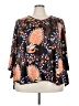 White Mark Black 3/4 Sleeve Blouse Size 3X - photo 1