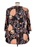 White Mark Black 3/4 Sleeve Blouse Size 3X - photo 2
