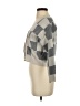 Willow & Wind Checkered-gingham Gray Cardigan Size XS - photo 5