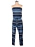 Abbeline Chevron-herringbone Blue Jumpsuit Size M - photo 1