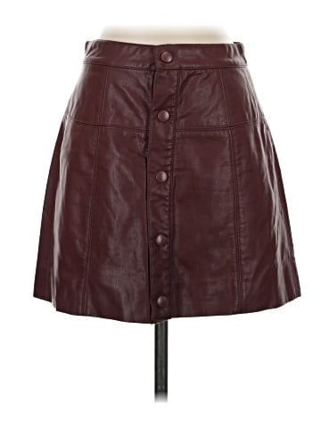 Free People Faux Leather Skirt (view 1)
