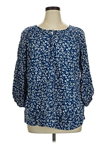 Evri 3/4 Sleeve Blouse (view 1)