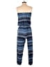 Abbeline Chevron-herringbone Blue Jumpsuit Size M - photo 2