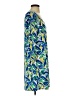 Cappagallo Print Blue Casual Dress Size S - photo 4