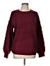 Unbranded 100% Acrylic Solid Burgundy Pullover Sweater Size L - photo 1