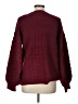 Unbranded 100% Acrylic Solid Burgundy Pullover Sweater Size L - photo 2