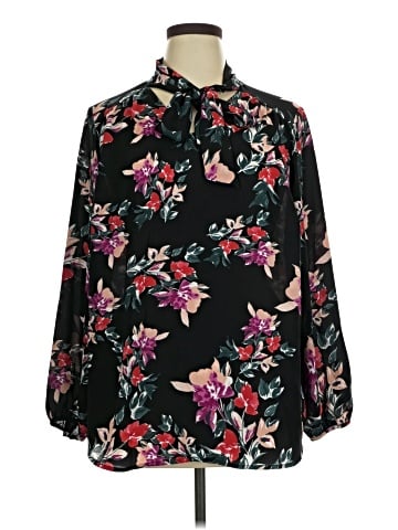 Evri Long Sleeve Blouse (view 1)