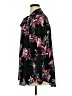 Evri 100% Polyester Floral Black Long Sleeve Blouse Size 1X - photo 5