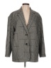 Madewell Houndstooth Gray Wool Coat Size L - photo 1