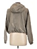 Athleta 100% Nylon Gray Windbreaker Size L - photo 2