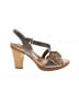 Naya 100% Leather Tropical Brown Sandals Size 5 - photo 1