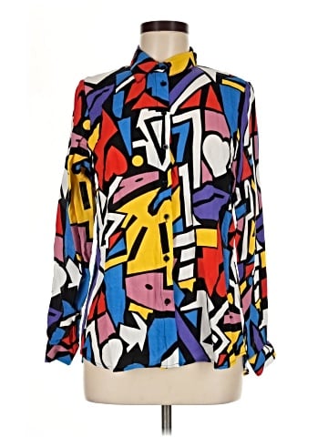 Big Dart Long Sleeve Blouse (view 1)