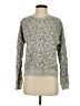 Rails Animal Print Gray Pullover Sweater Size S - photo 1