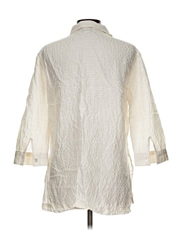 Elliott Lauren 3/4 Sleeve Silk Top (view 2)