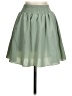 Unbranded 100% Polyester Solid Green Casual Skirt Size S - photo 1