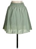 Unbranded 100% Polyester Solid Green Casual Skirt Size S - photo 2