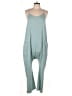Assorted Brands Solid Teal Jumpsuit Size L - photo 1