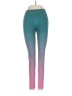 Roots Color Block Teal Yoga Pants Size S - photo 1