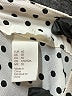 H&M Polka Dots Ivory 3/4 Sleeve Blouse Size 10 - photo 7