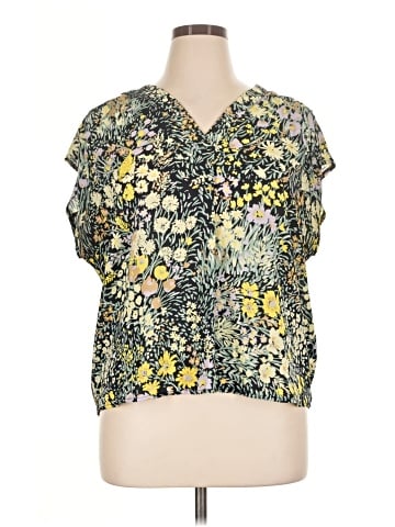 Ann Taylor Factory Short Sleeve Blouse (view 1)