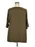 Allegrace Brown 3/4 Sleeve Top Size 2X - photo 2
