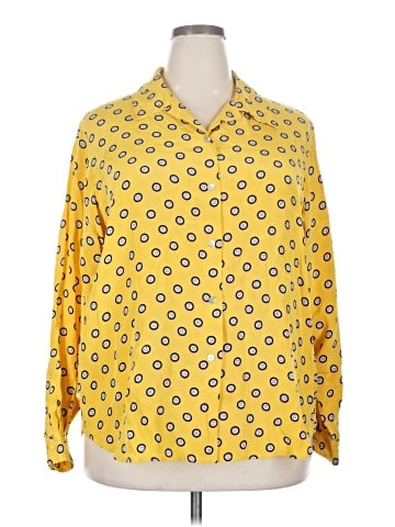 Austin Reed Long Sleeve Silk Top (view 1)