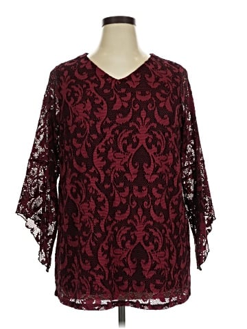 New Directions 3/4 Sleeve Blouse (view 1)