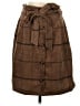 Potter's Pot 100% Polyester Plaid Brown Casual Skirt Size S (estimated) - photo 1