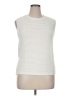 Ann Taylor 100% Cotton White Sweater Vest Size XL - photo 1