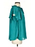 Worthington 100% Polyester Teal Short Sleeve Blouse Size S - photo 5