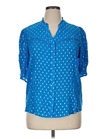 Zac & Rachel 3/4 Sleeve Button-Down Shirt (view 1)
