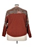 Maurices 100% Polyester Paisley Brown Pullover Sweater Size 24 (3) - photo 2