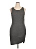 Gilli Solid Gray Casual Dress Size XL - photo 1
