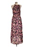Old Navy 100% Polyester Floral Pink Casual Dress Size L (tall) - photo 2