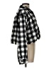 Fashion Nova Checkered-gingham Black Long Sleeve Button-Down Shirt Size L - photo 4
