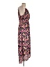 Old Navy 100% Polyester Floral Pink Casual Dress Size L (tall) - photo 4
