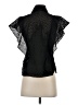 Theory 100% Cotton Black Short Sleeve Blouse Size P (petite) - photo 2