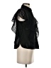 Theory 100% Cotton Black Short Sleeve Blouse Size P (petite) - photo 4