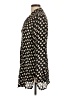 Bloomingdale's 100% Silk Polka Dots Black Blouse Size L - photo 5