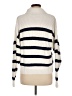 Old Navy 100% Cotton Stripes Ivory Pullover Sweater Size M - photo 2