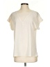Pleione 100% Polyester Ivory Short Sleeve Blouse Size S - photo 1