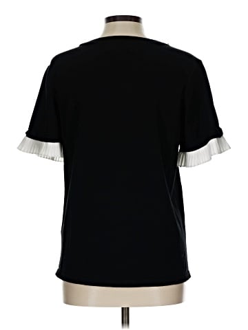 Karl Lagerfeld Paris Short Sleeve Blouse (view 2)