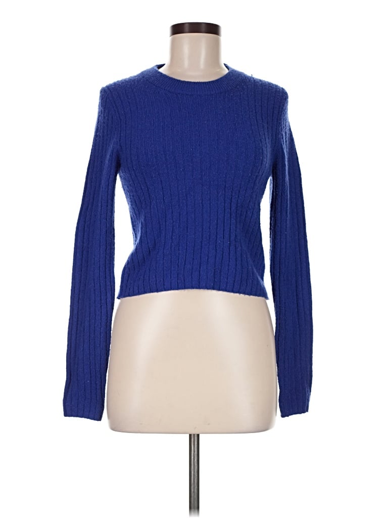 Pre-owned Madewell Pullover Sweater In Blue
