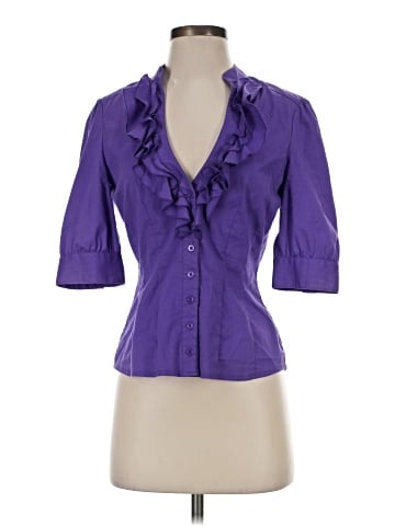 Bebe 3/4 Sleeve Button-Down Shirt (view 1)